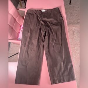 Kate Hill Petite Trousers‎ In Brown Size 10